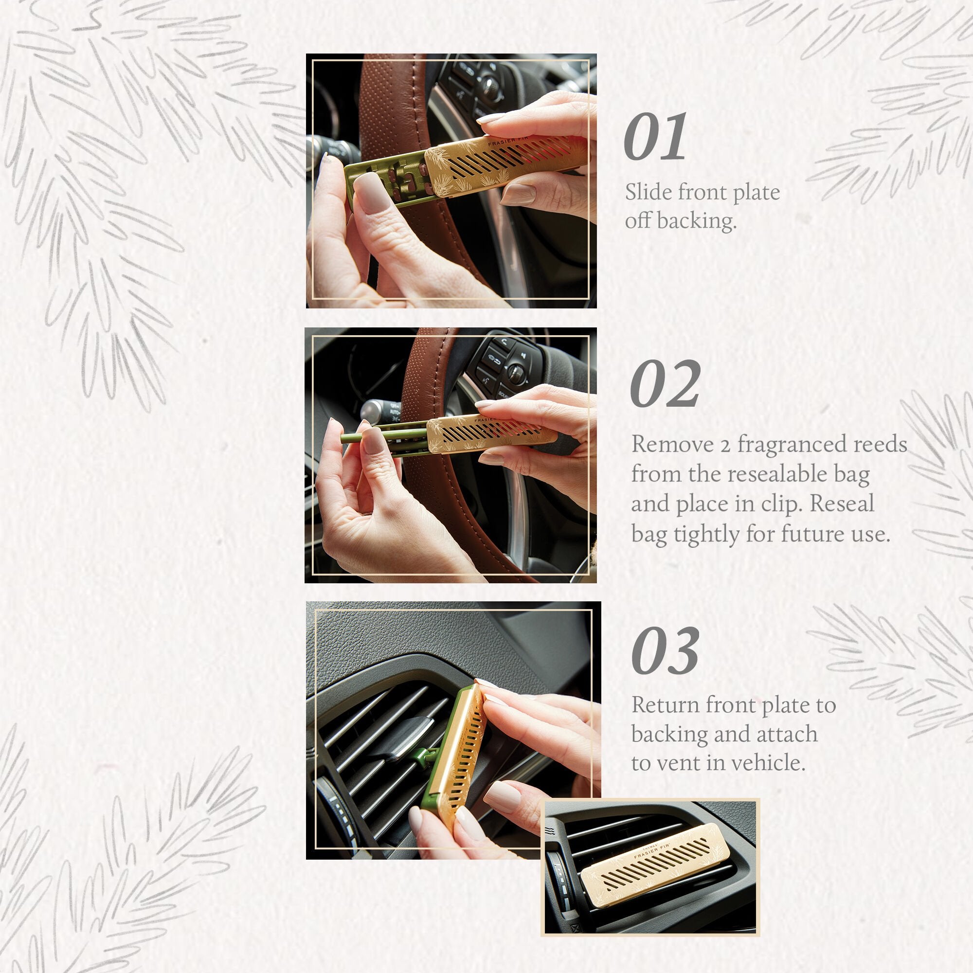 Frasier Fir? Car Diffuser Refill - Image 3