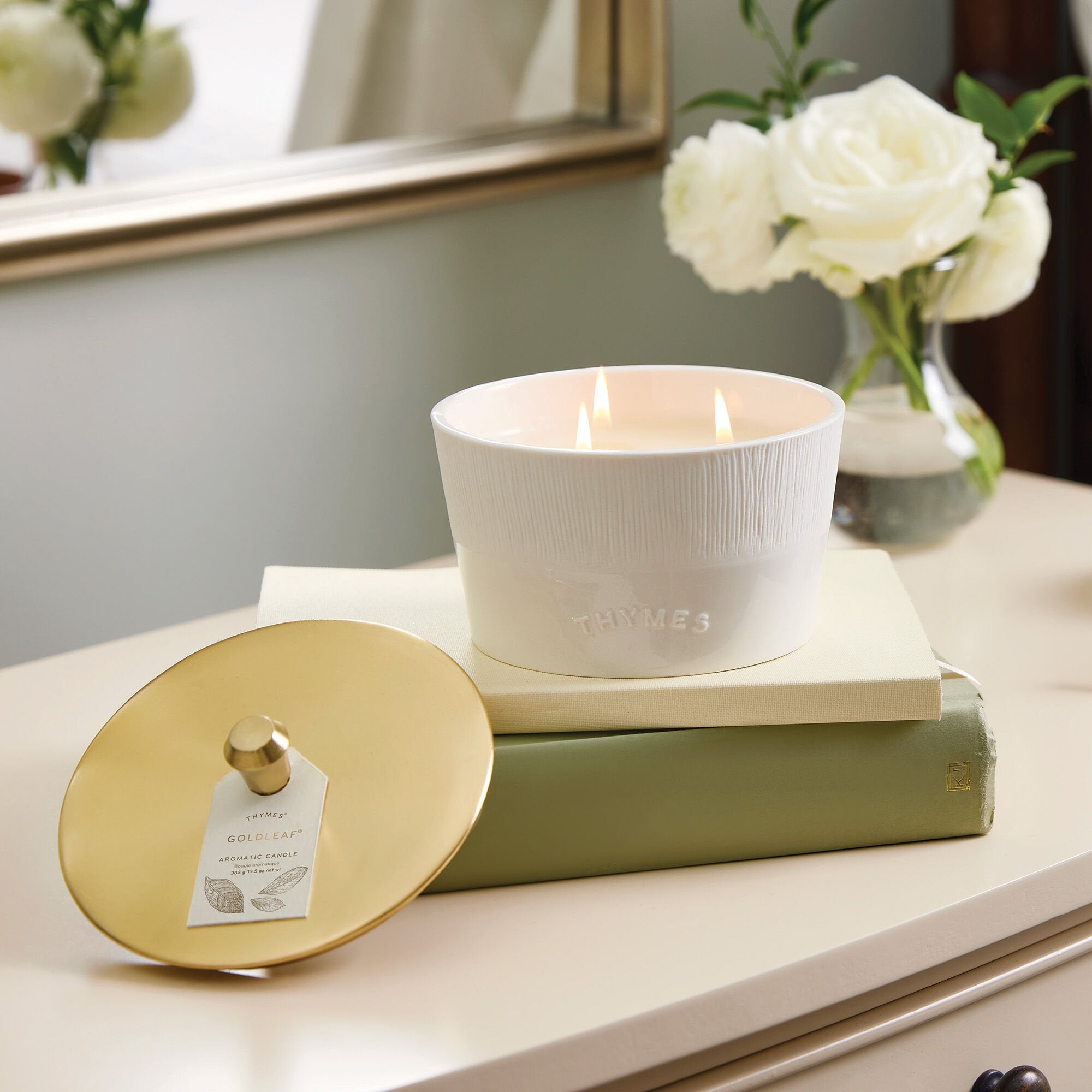 Goldleaf Statement 3-Wick Candle - Image 2