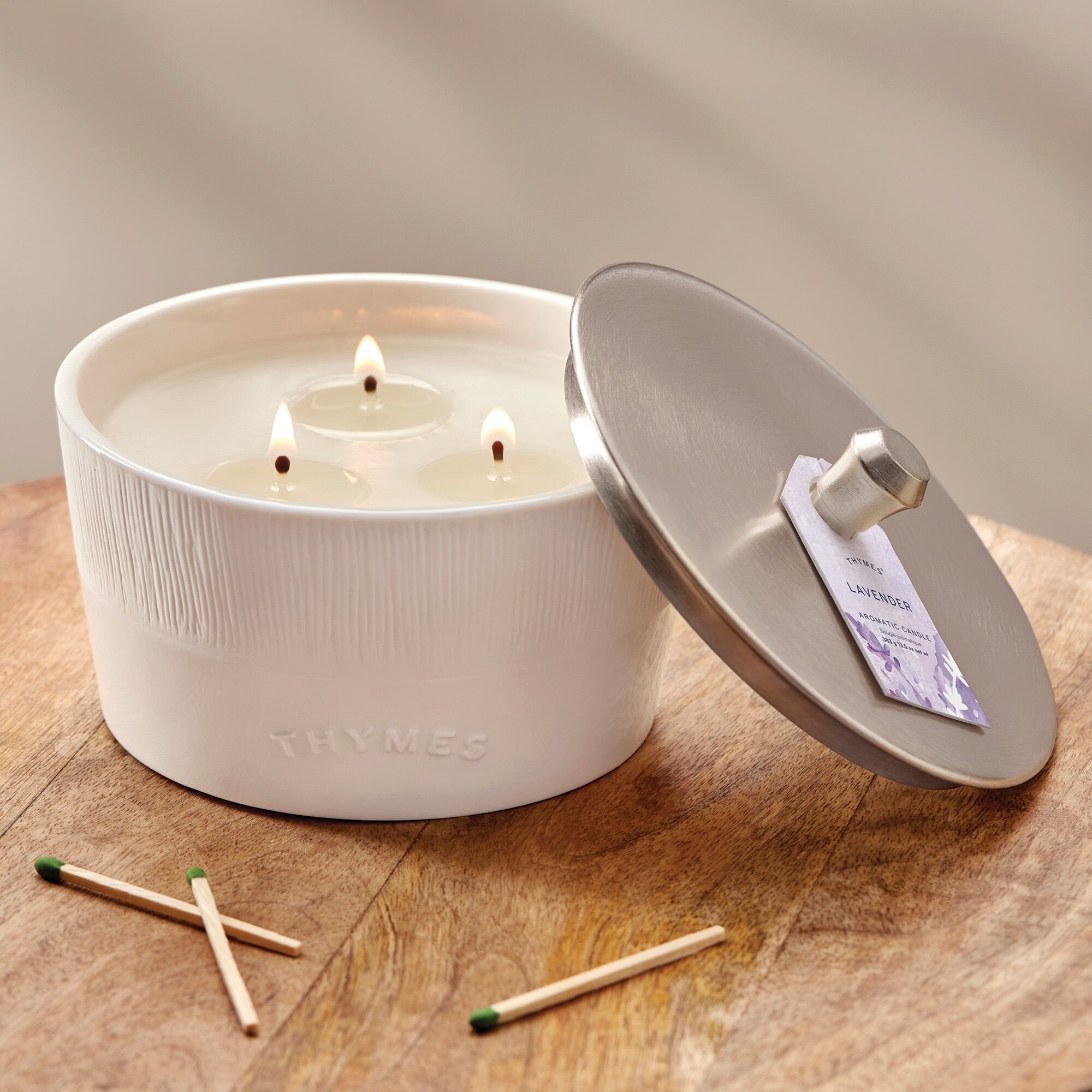 Lavender Statement 3-Wick Candle - Image 4