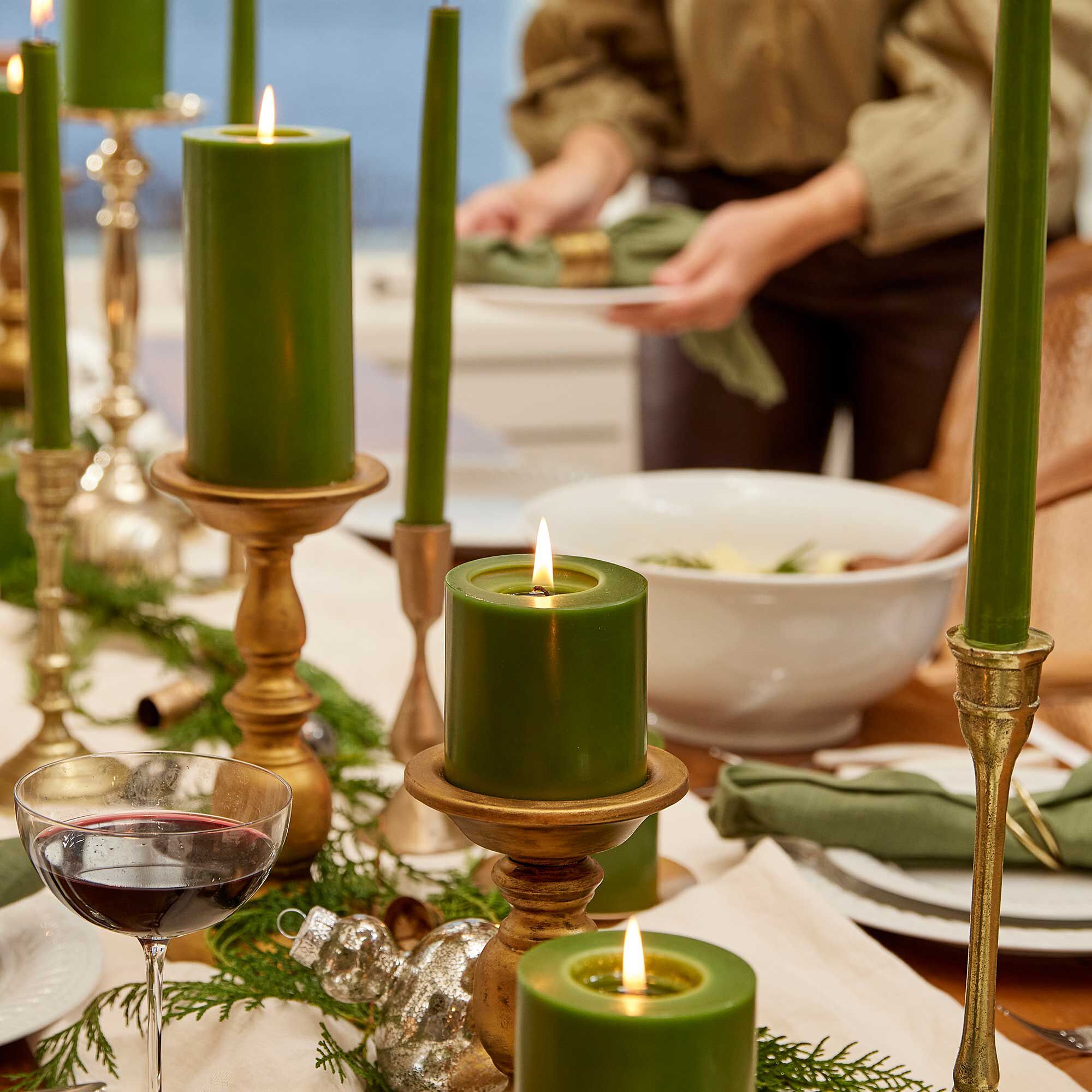 Frasier Fir? Pillar Candle. Small - Image 4