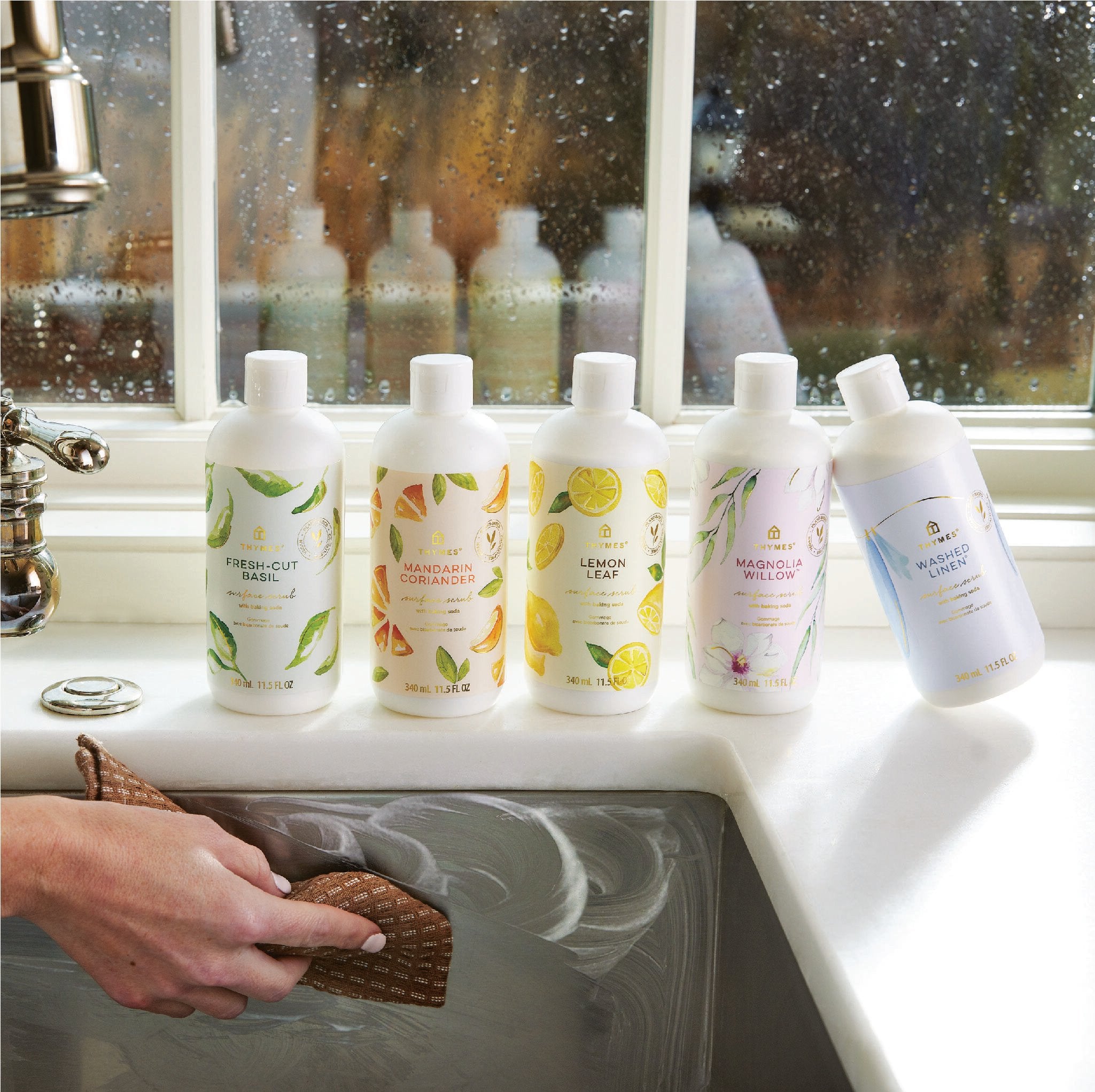Washed Linen Surface Scrub - Image 4