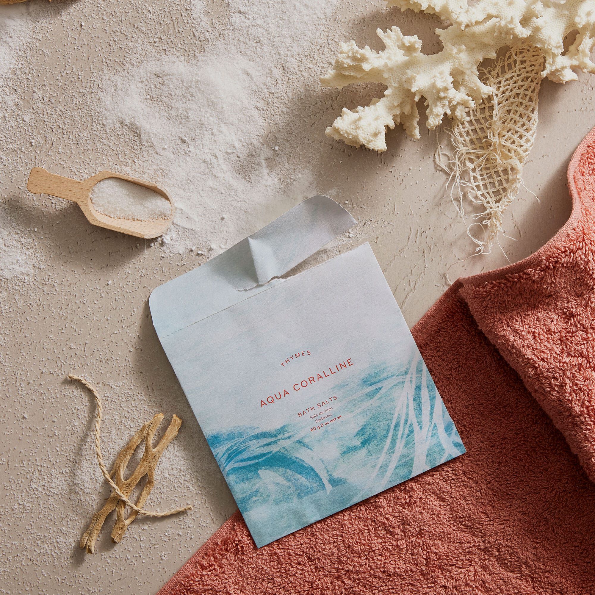 Aqua Coralline Bath Salts Envelope - Image 2