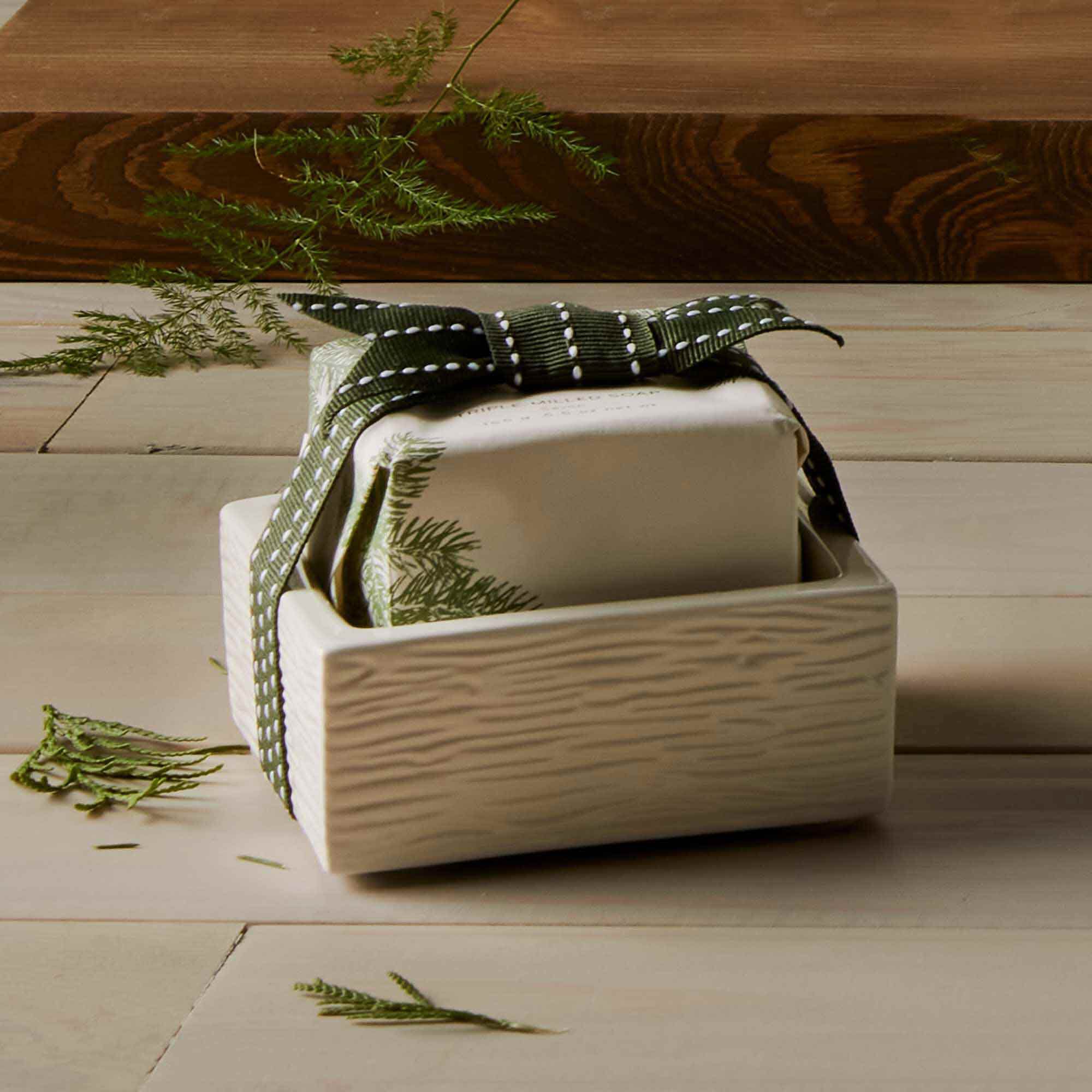 Frasier Fir? Bar Soap and Dish Set - Image 4