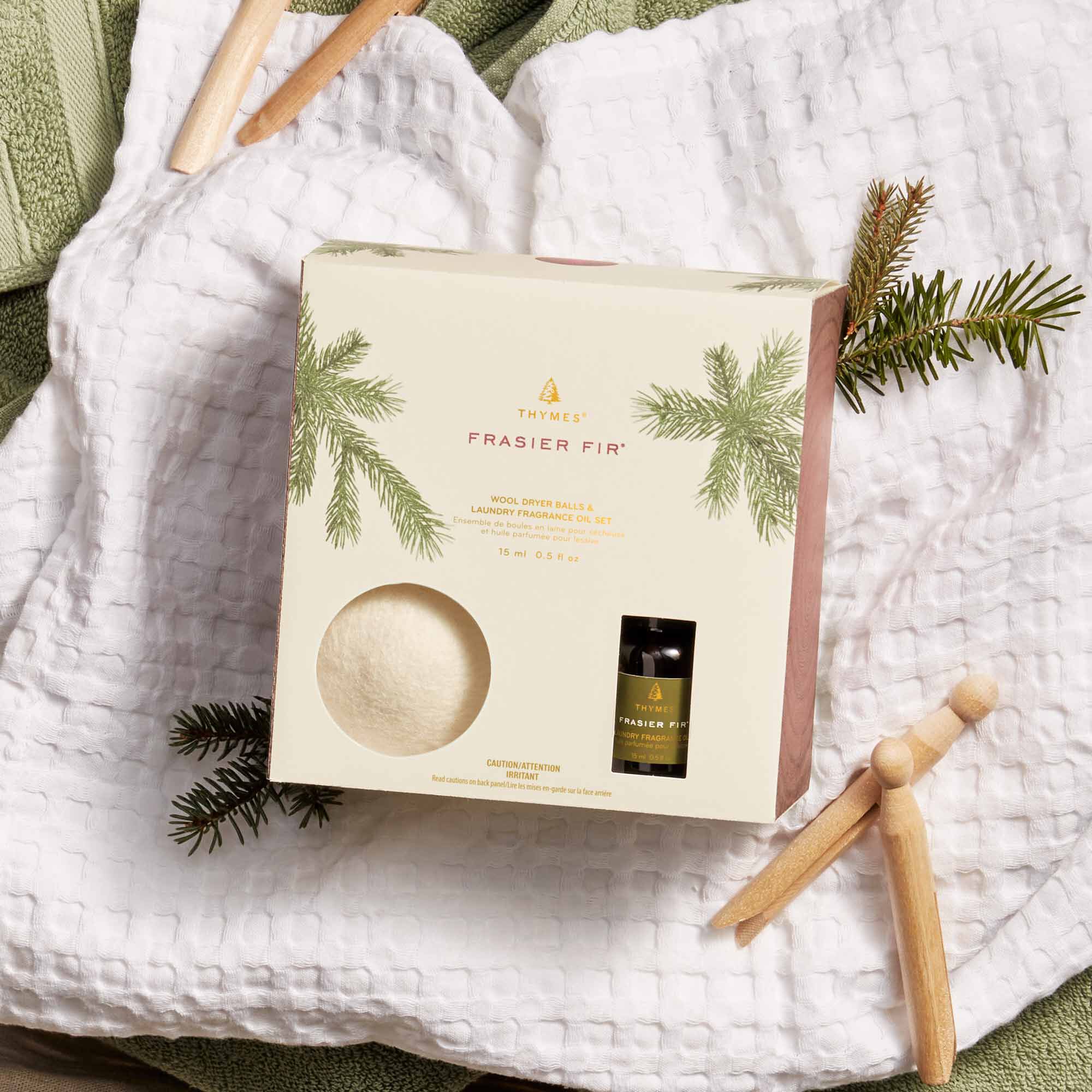 Frasier Fir? Wool Dryer Balls & Laundry Fragrance Oil Set - Image 3