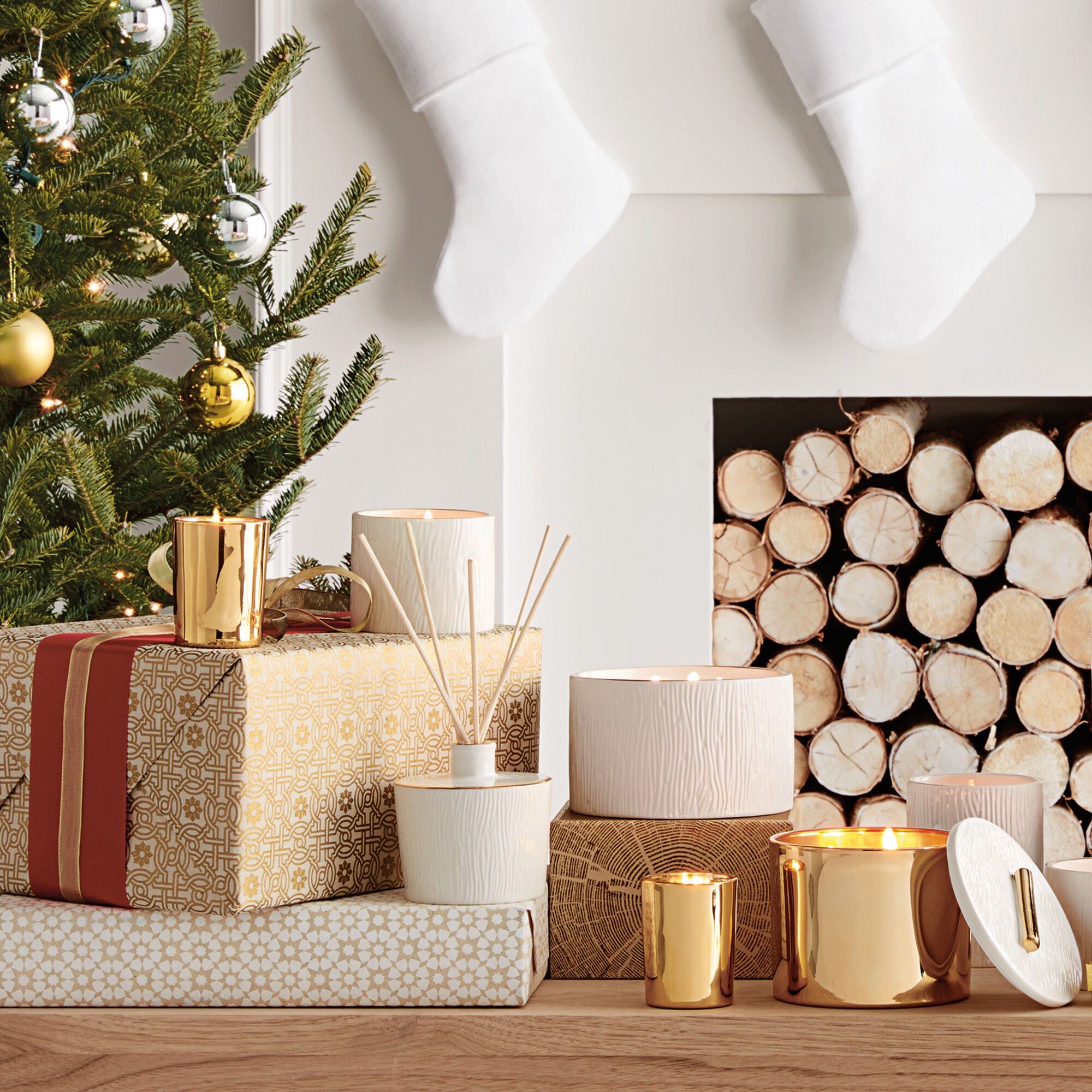 Frasier Fir® Gilded Candle Bundle - Image 2