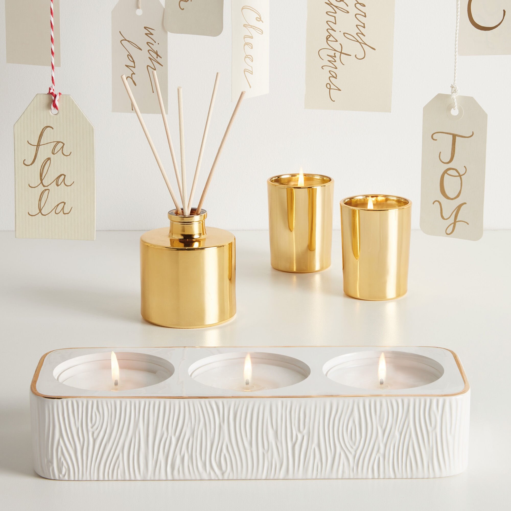 Frasier Fir? Ceramic Tea Light Set - Image 2