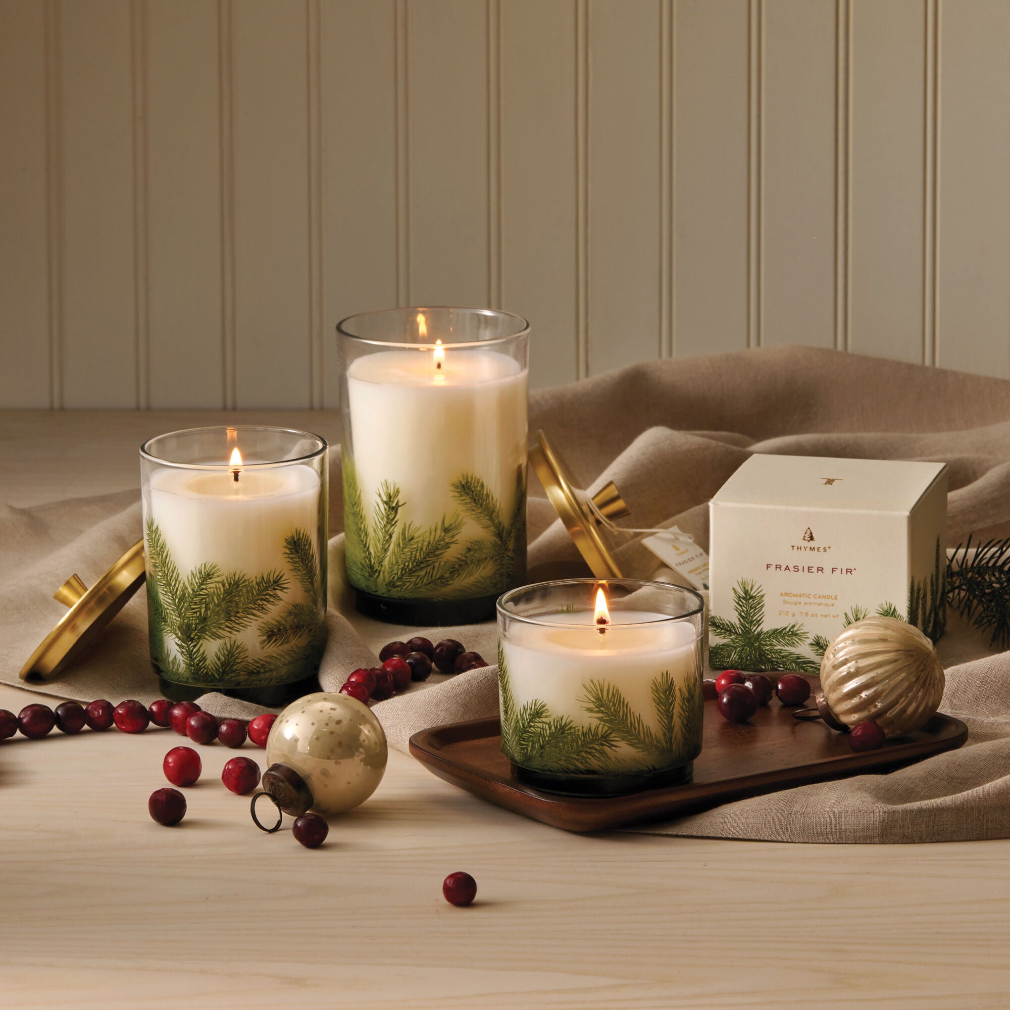 Frasier Fir? Heritage Large Pine Needle Luminary - Image 2