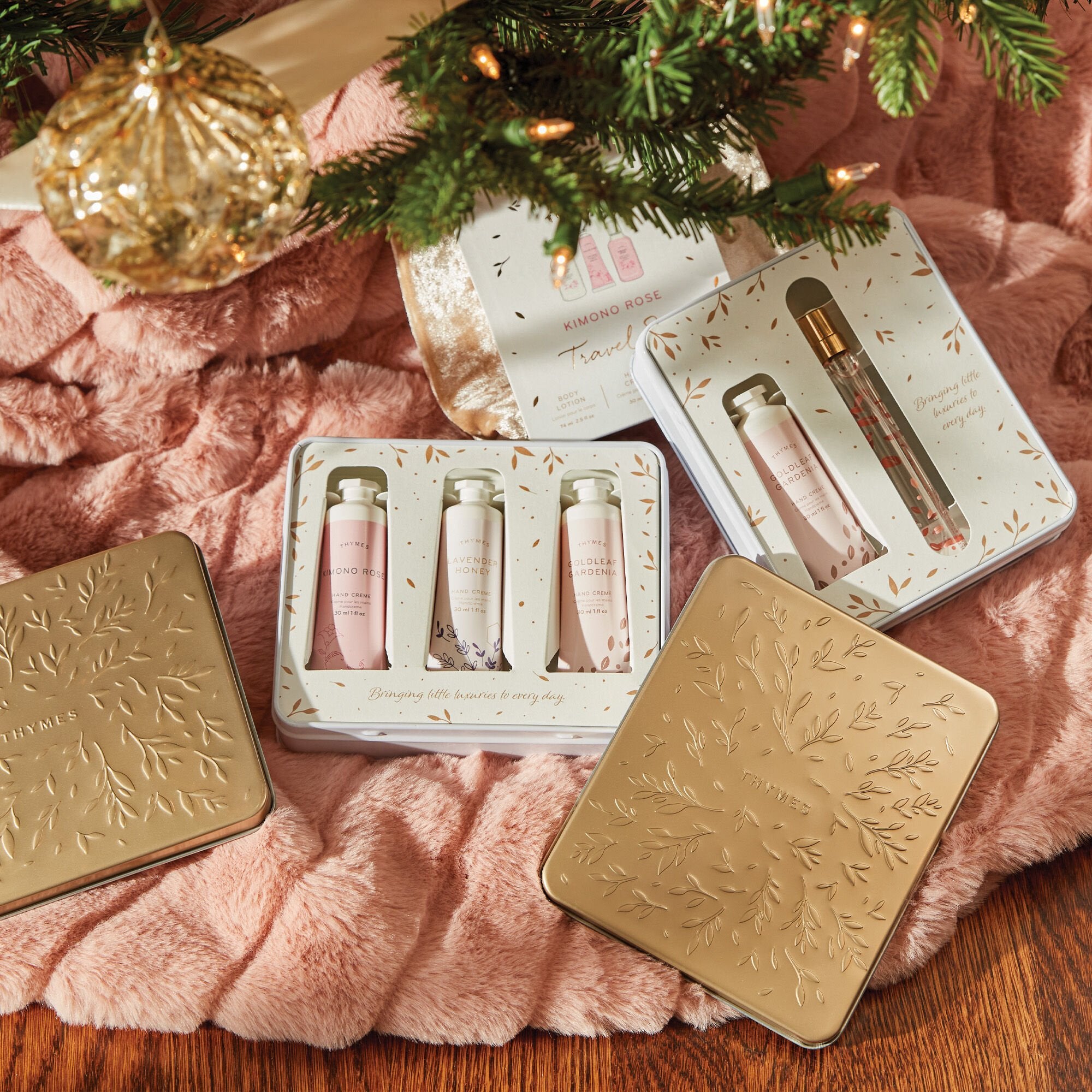 Kimono Rose. Lavender Honey & Goldleaf Gardenia Hand Cream Trio - Image 3
