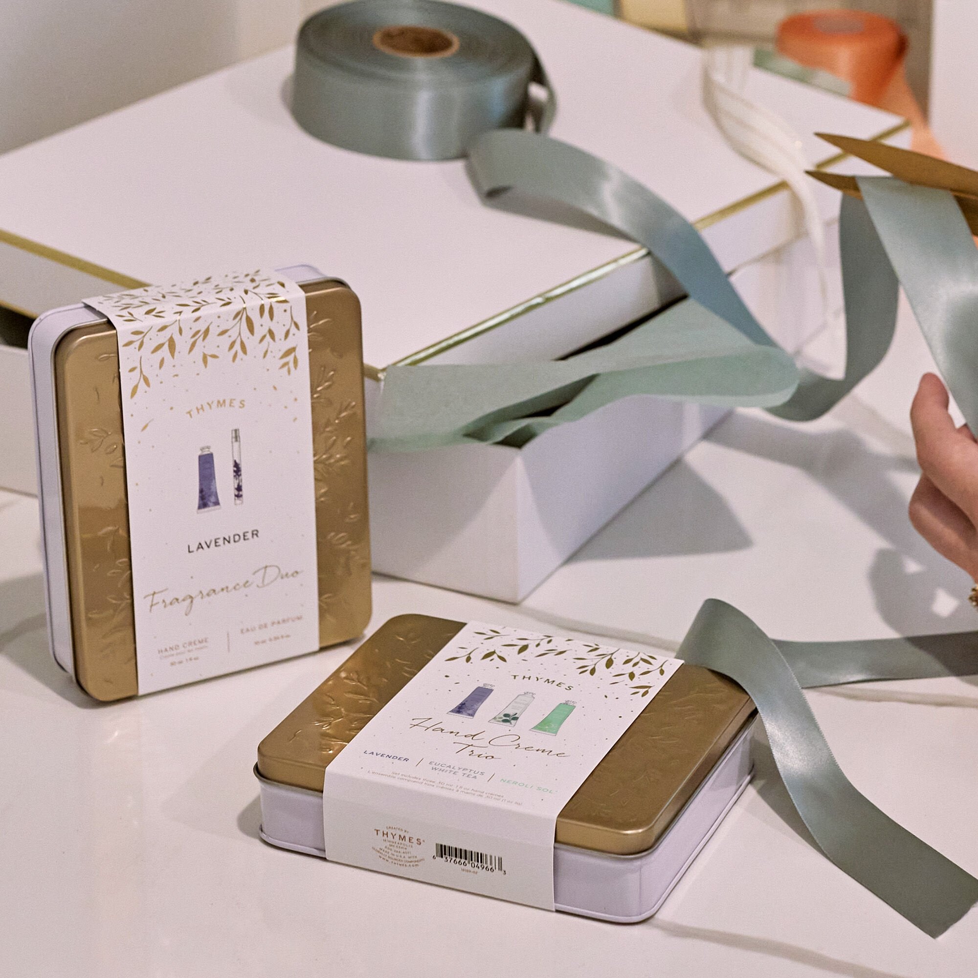 Lavender. Eucalyptus White Tea & Neroli Sol Hand Cream Trio - Image 2