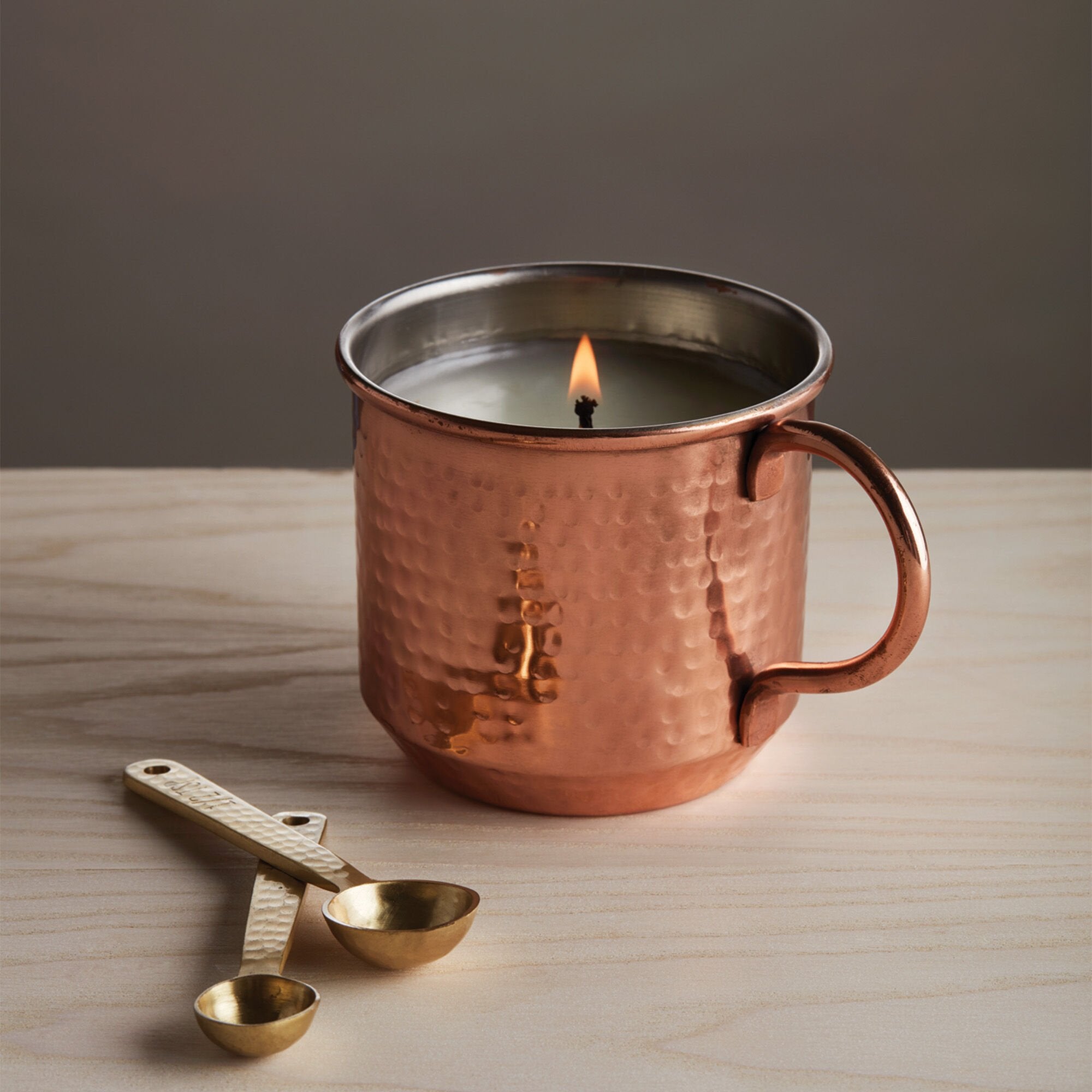 Simmered Cider Copper Cup Candle - Image 2