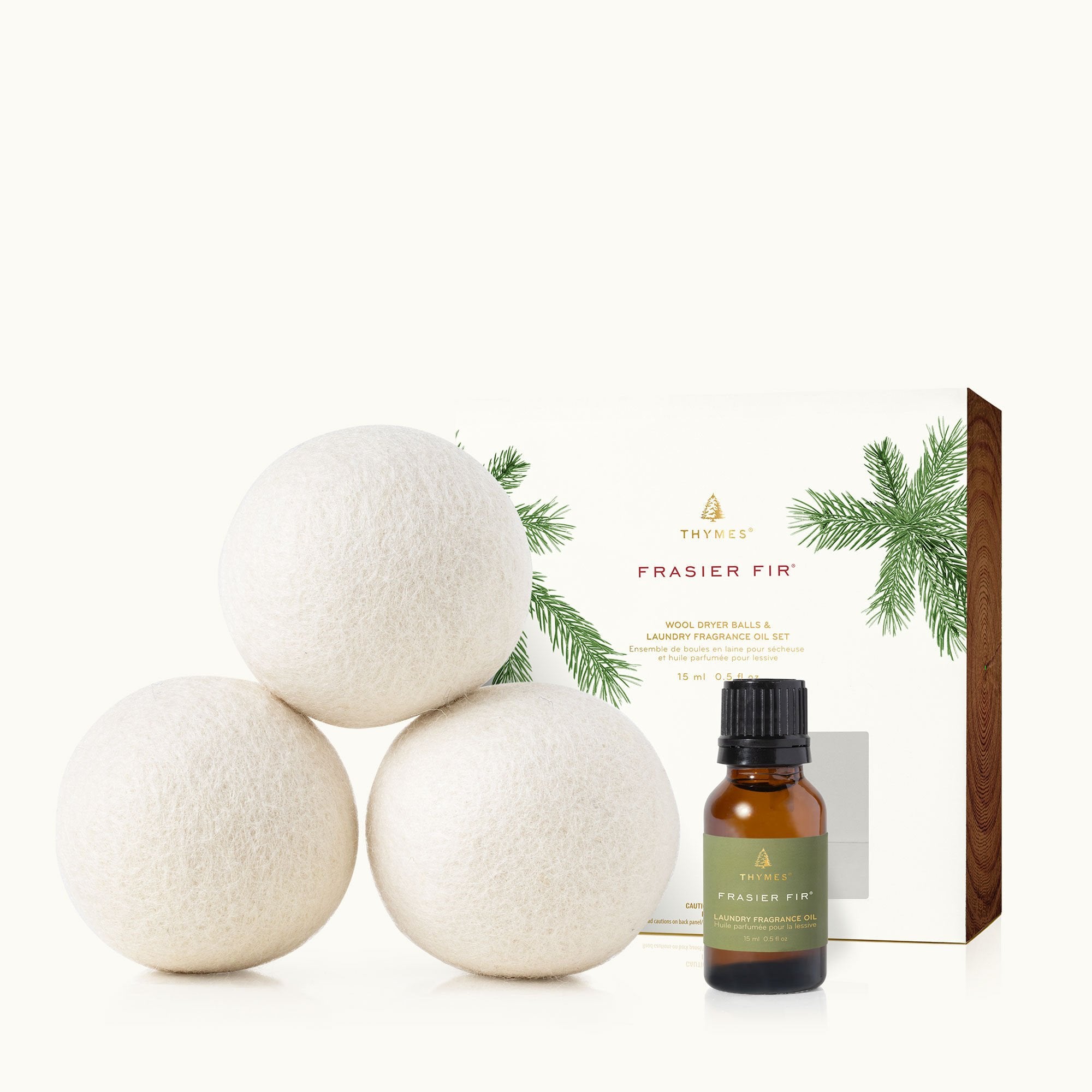 Frasier Fir? Wool Dryer Balls & Laundry Fragrance Oil Set