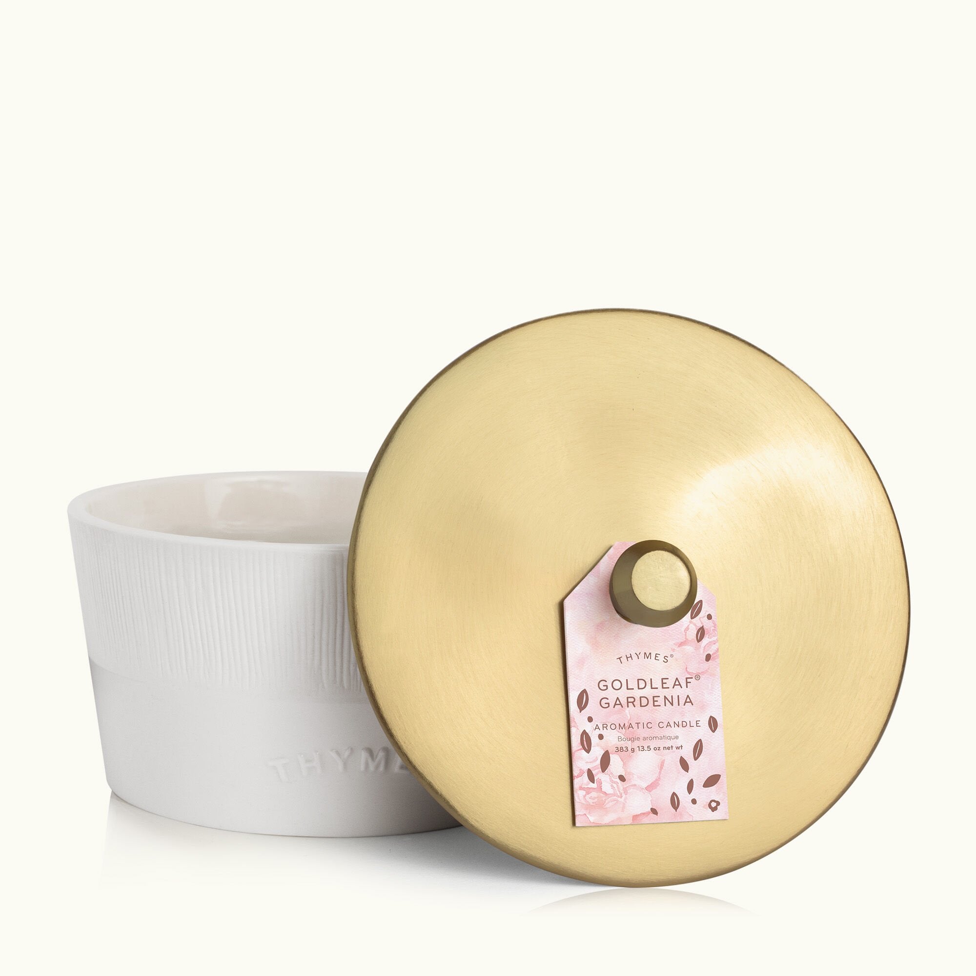 Goldleaf Gardenia Statement 3-Wick Candle - Image 3