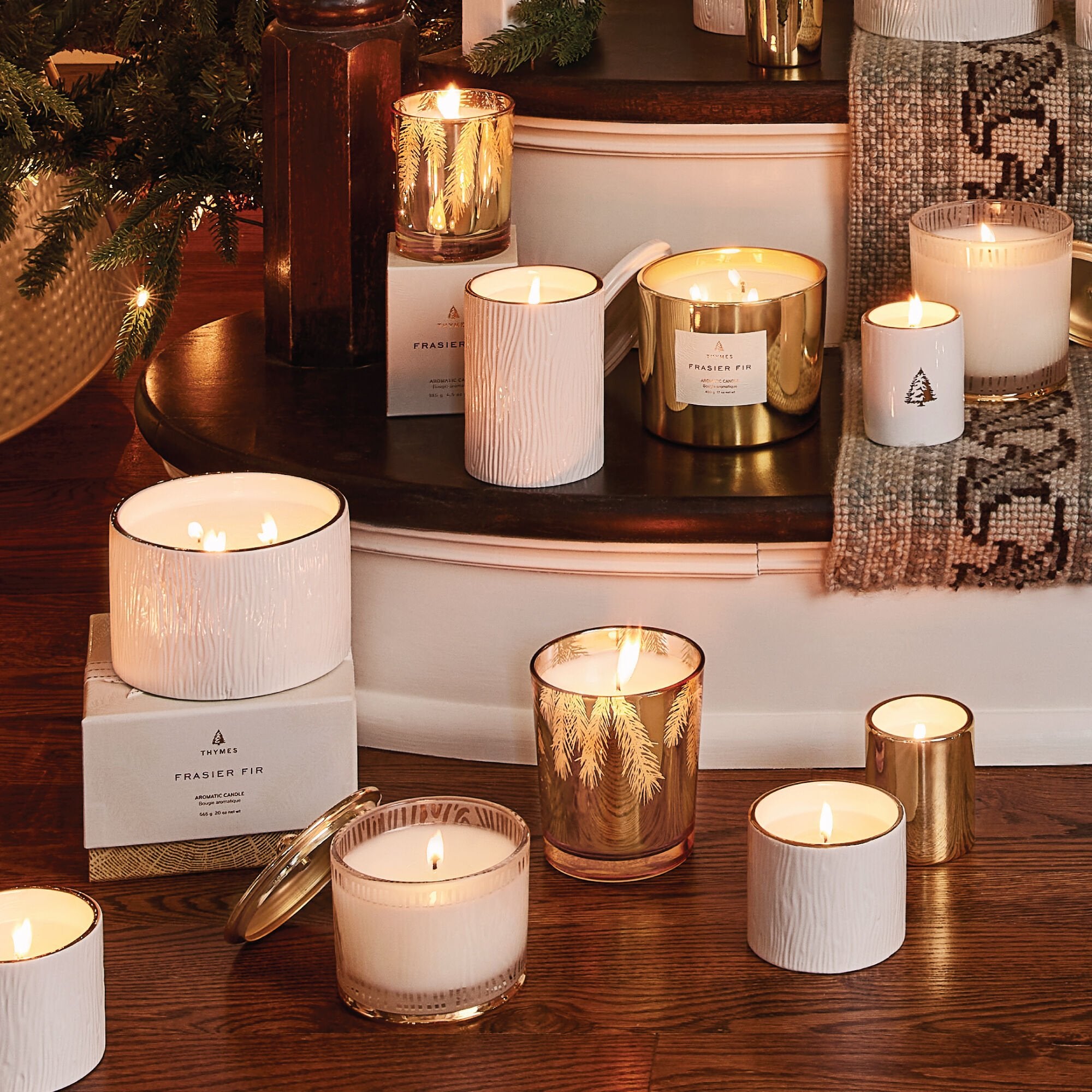 Frasier Fir® Gilded 13 oz Poured Candle - Image 4