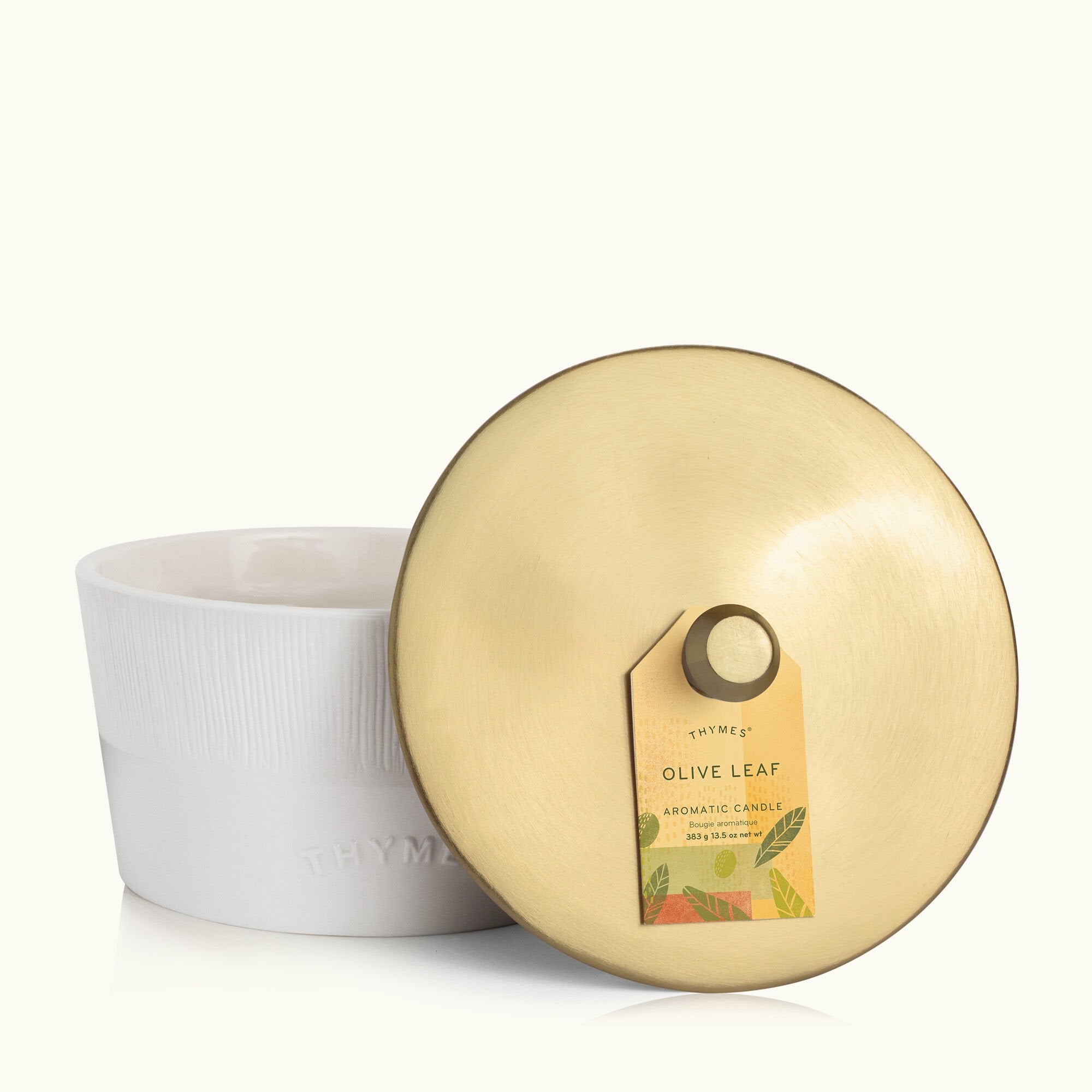 Olive Leaf Statement 3-Wick Candle - Image 3